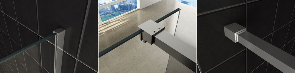 Wiesbaden Profielset Met Stabilisatiestang 120 cm Chroom