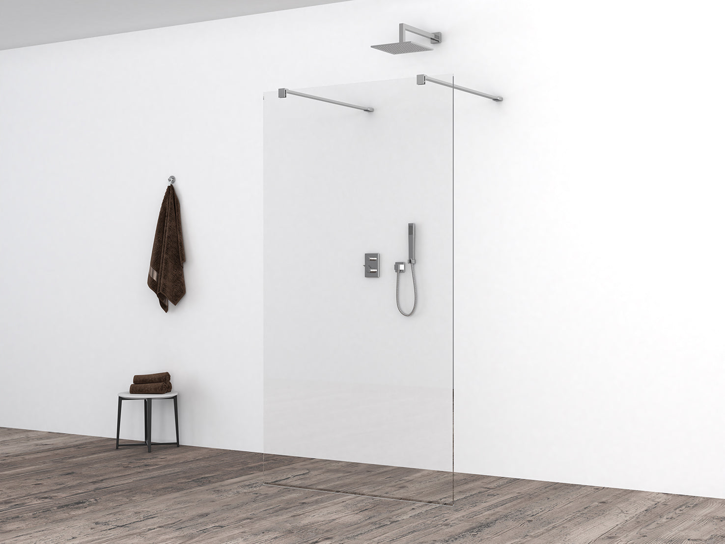 Wiesbaden Slim Inloopdouche 95x200