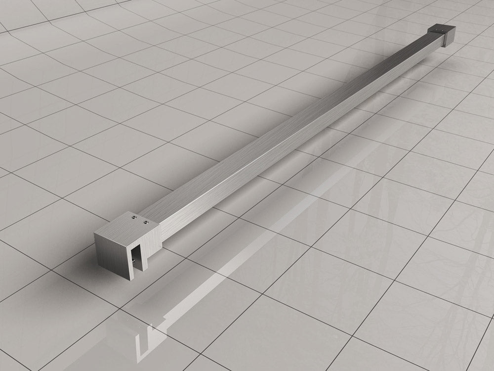 Wiesbaden Slim Stabilisatiestang 120 cm Geborsteld Staal