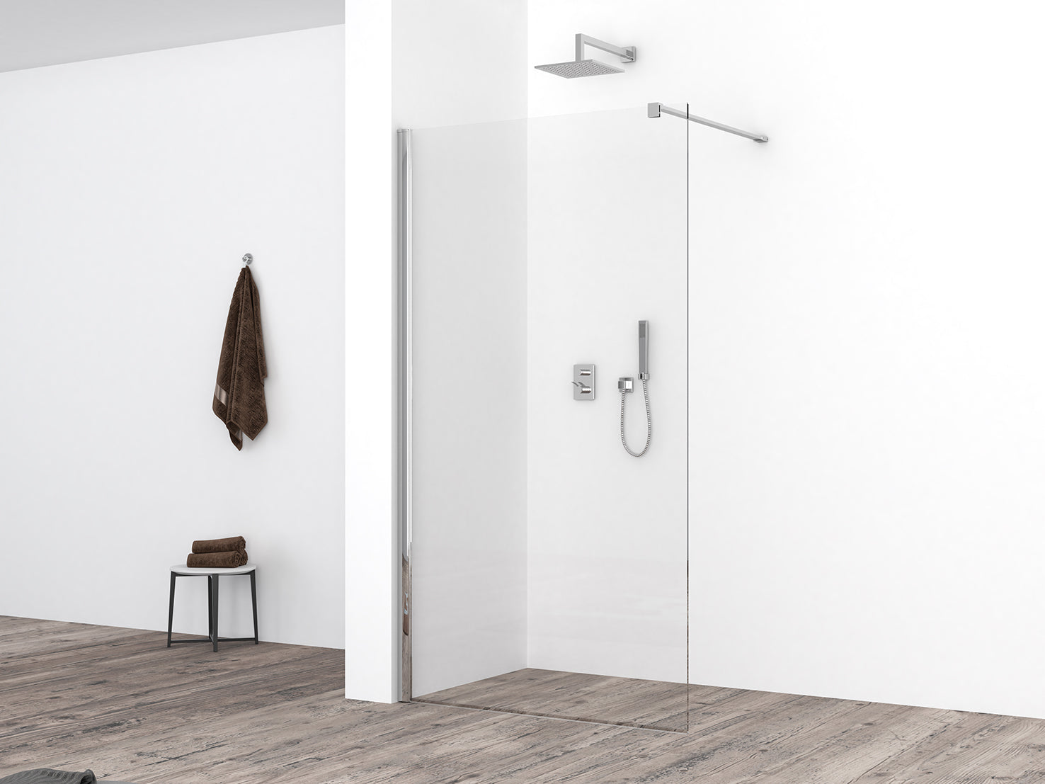Wiesbaden Comfort Inloopdouche 100x200 Chroom