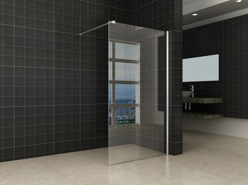 Comfort inloopdouche 1200 x 2000 x 10 mm nano helder glas/chroom