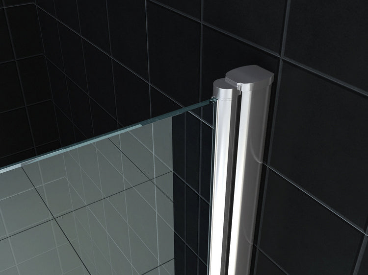 nisdeur met profiel 700x2000 8mm NANO glas