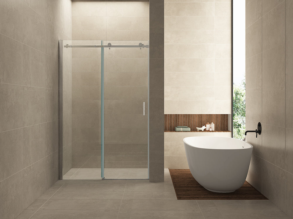 Wiesbaden Slide Douchedeur 140x200 Chroom