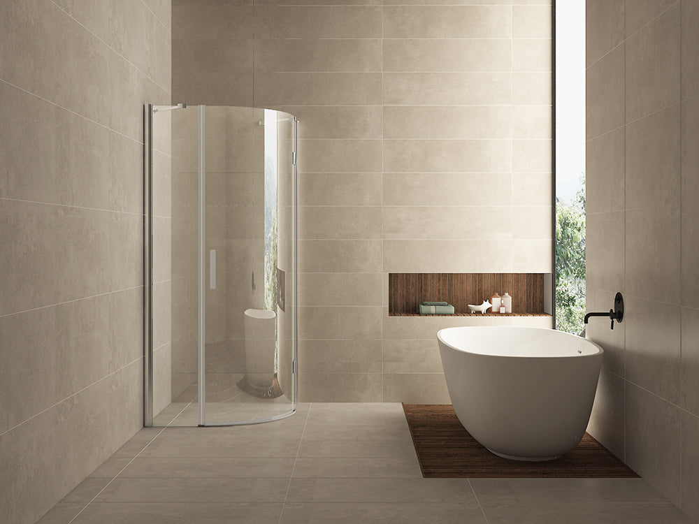 Wiesbaden Curf Douchedeur 90x90 Chroom