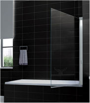 Palmo badwand draaibaar 800 x 1500 x 6 mm nano helder glas/chroom