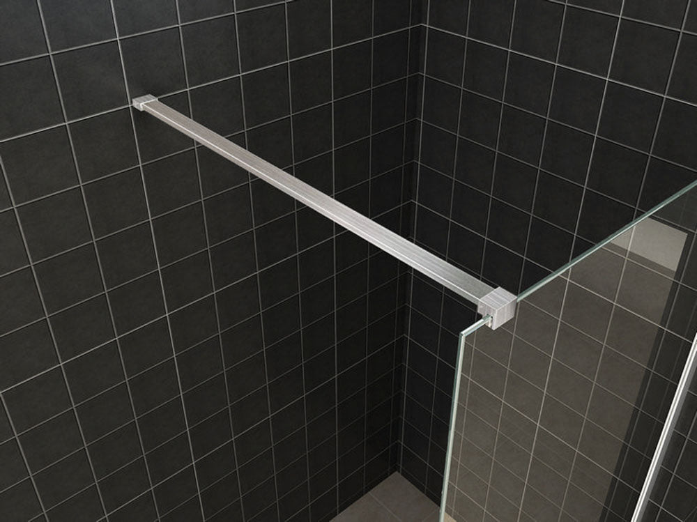 Wiesbaden Hibera inloopdouche 1200 x 2000 x 10 mm nano helder glas/RVS