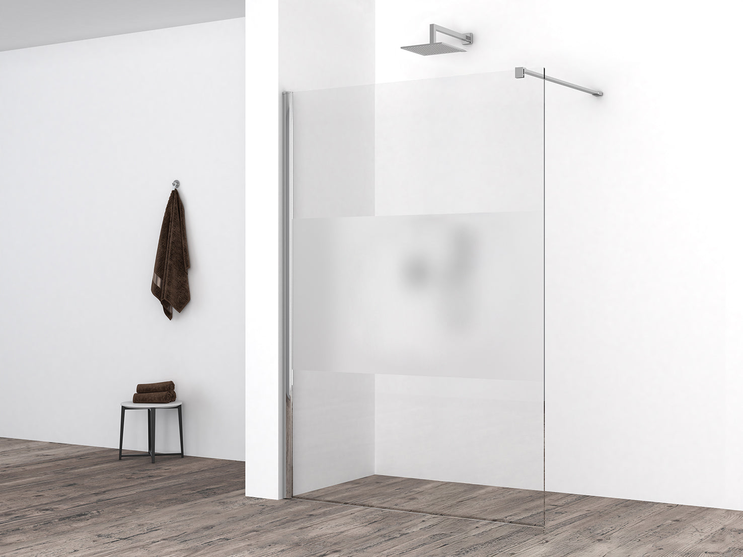 Wiesbaden Comfort Inloopdouche 160x200 Chroom