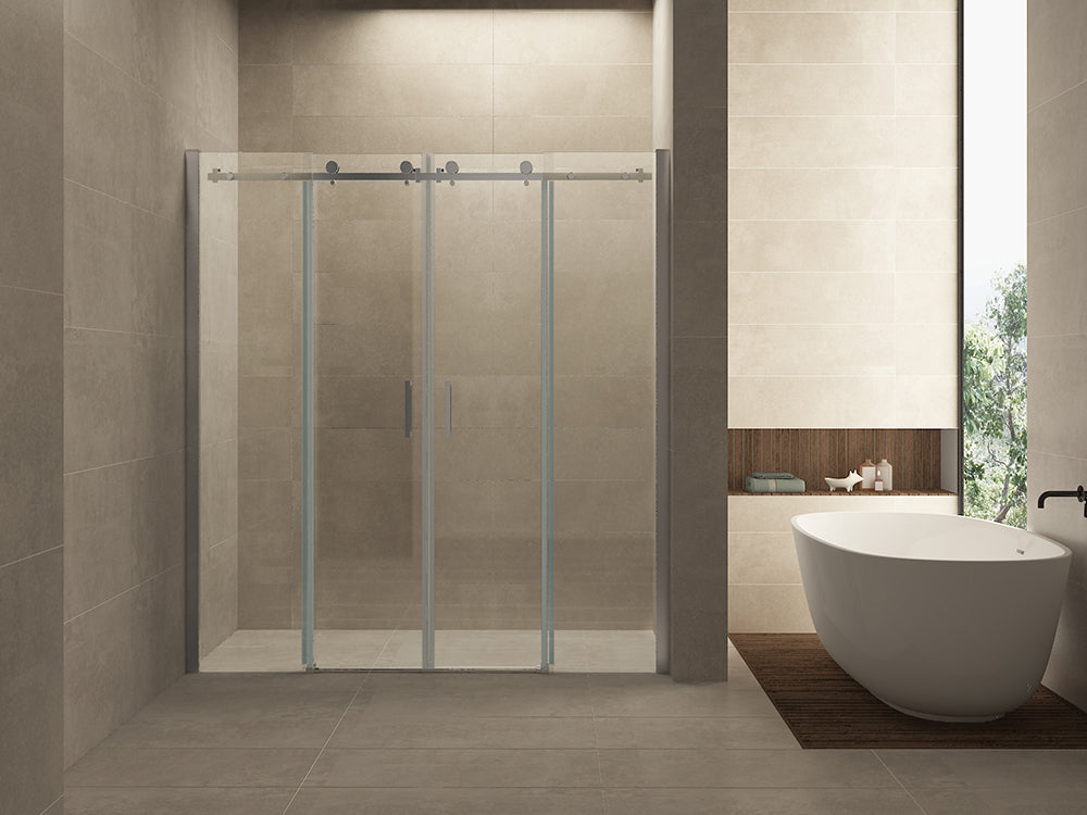 Wiesbaden Slide Douchedeur 180x200 Chroom
