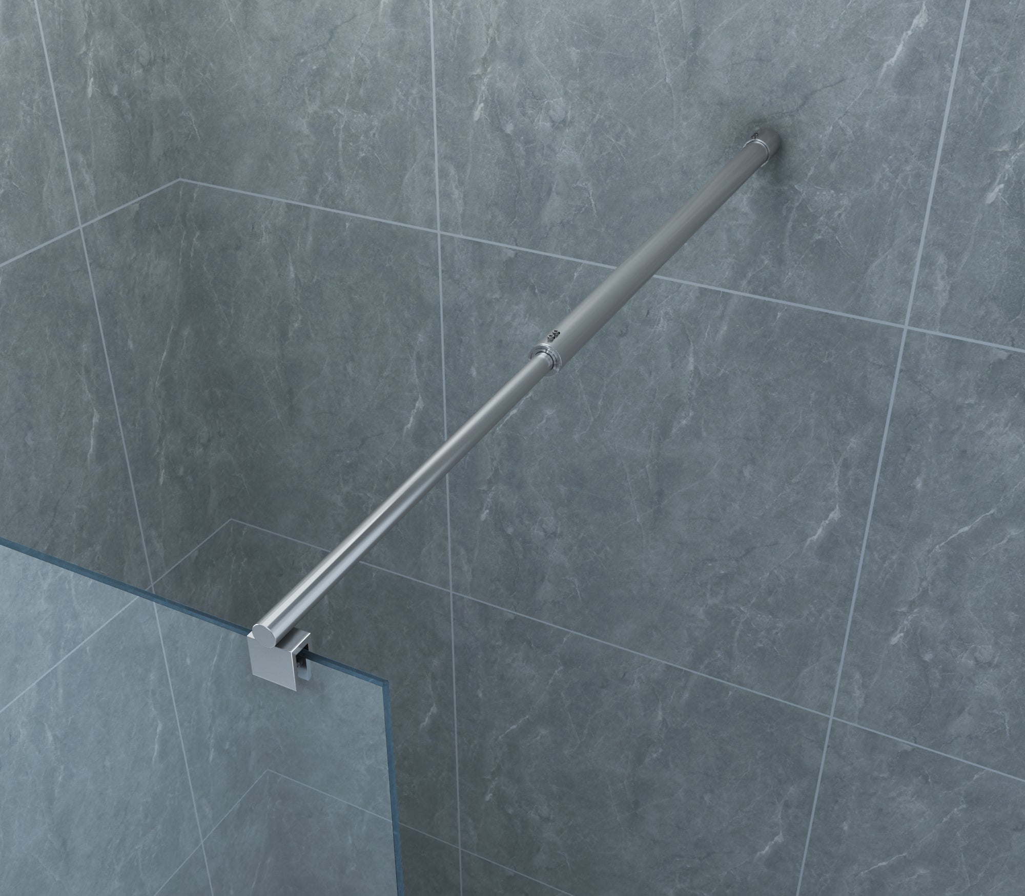 Cerra eco inloopdouche 1000 x 1950 x 6 mm nano helder glas/chroom