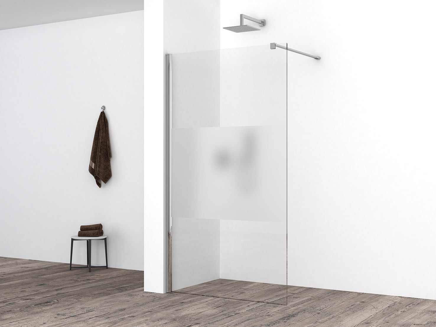 Wiesbaden Comfort Inloopdouche 100x200 Chroom