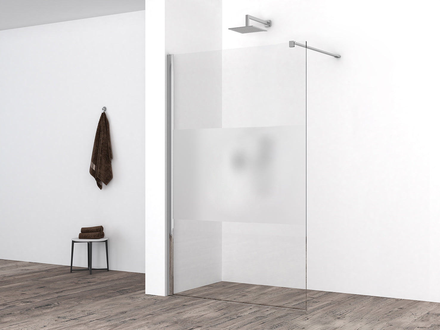 Wiesbaden Comfort Inloopdouche 110x200 Chroom