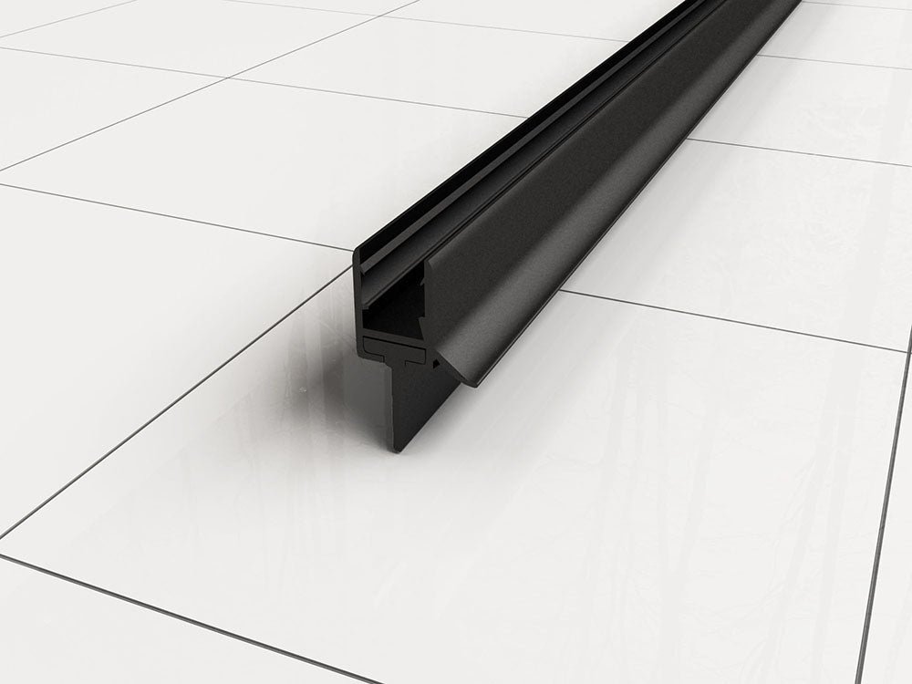 Waterkering rubber 200 x 1 cm zwart