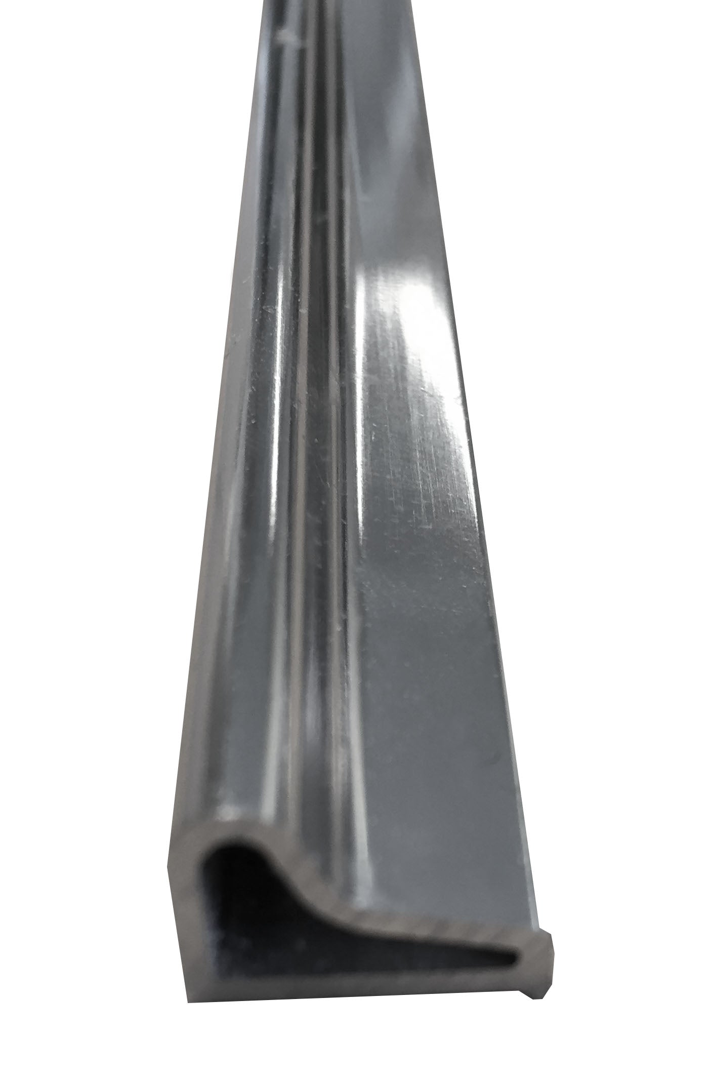 Chroom aluminium bodemstrip lengte 58cm
