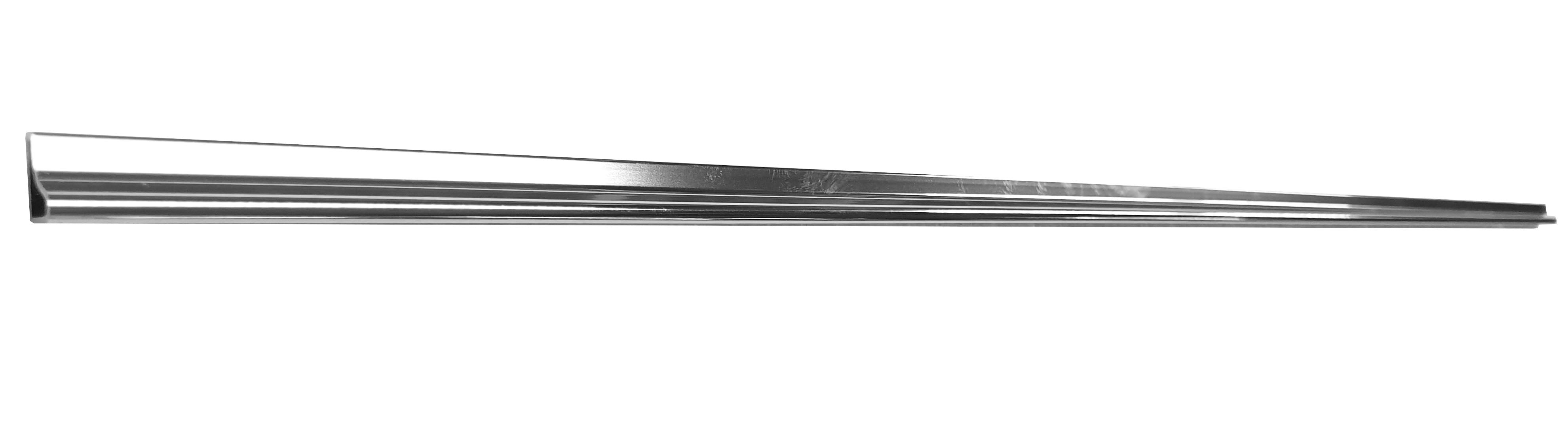 Bodemstrip 89 cm chroom