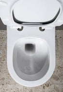 Verkort Wandcloset Luna 35,5x49cm Wit Randloos