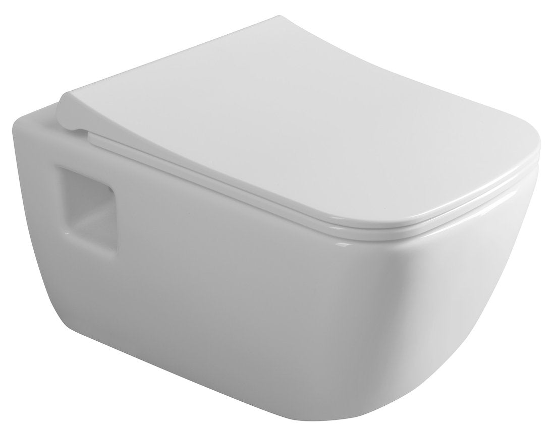 Wandtoilet Walter 37X52,5Cm Wit Randloos