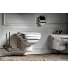 Kerasan Waldorf Softclose Toiletzitting, White/Bronze