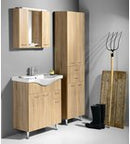 Sapho Keramia Fresh Badmeubel 75x35x75 Cm Platin Eiken