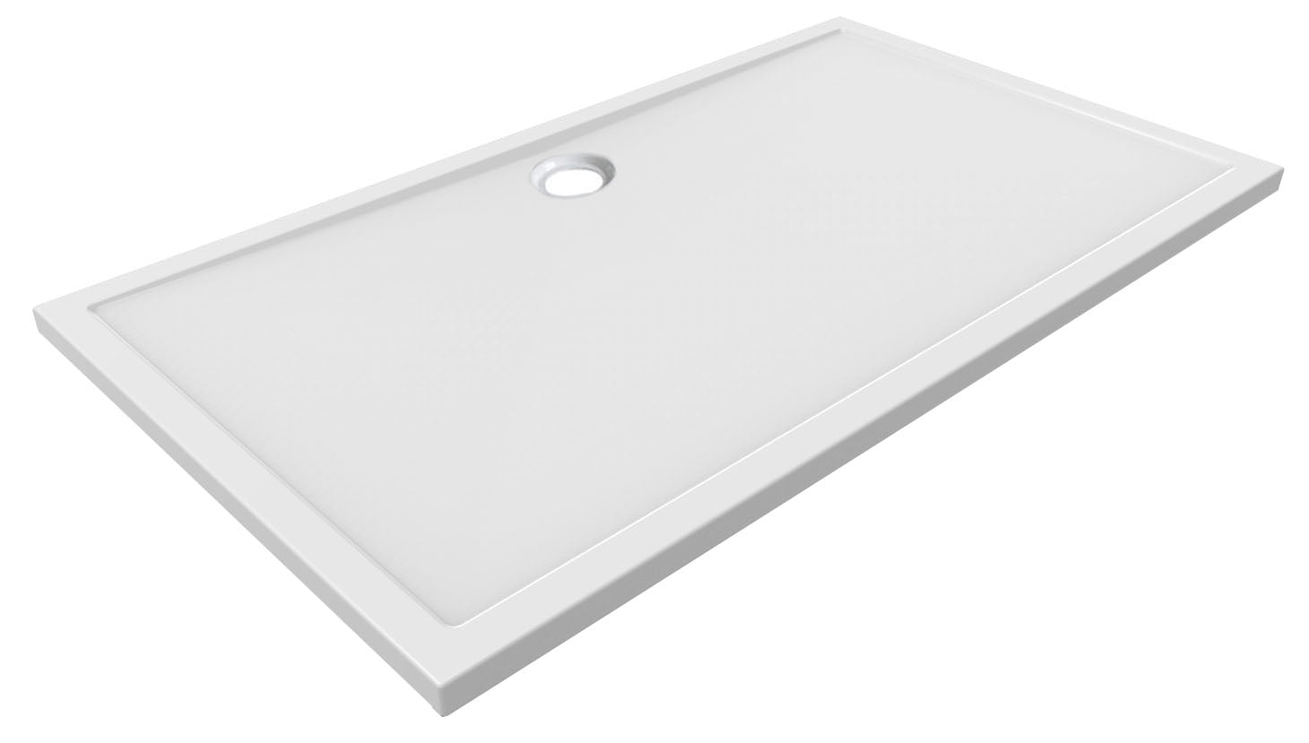 Wiesbaden Douchebak Rechthoek 160 X 90 X 4 cm Glans Wit