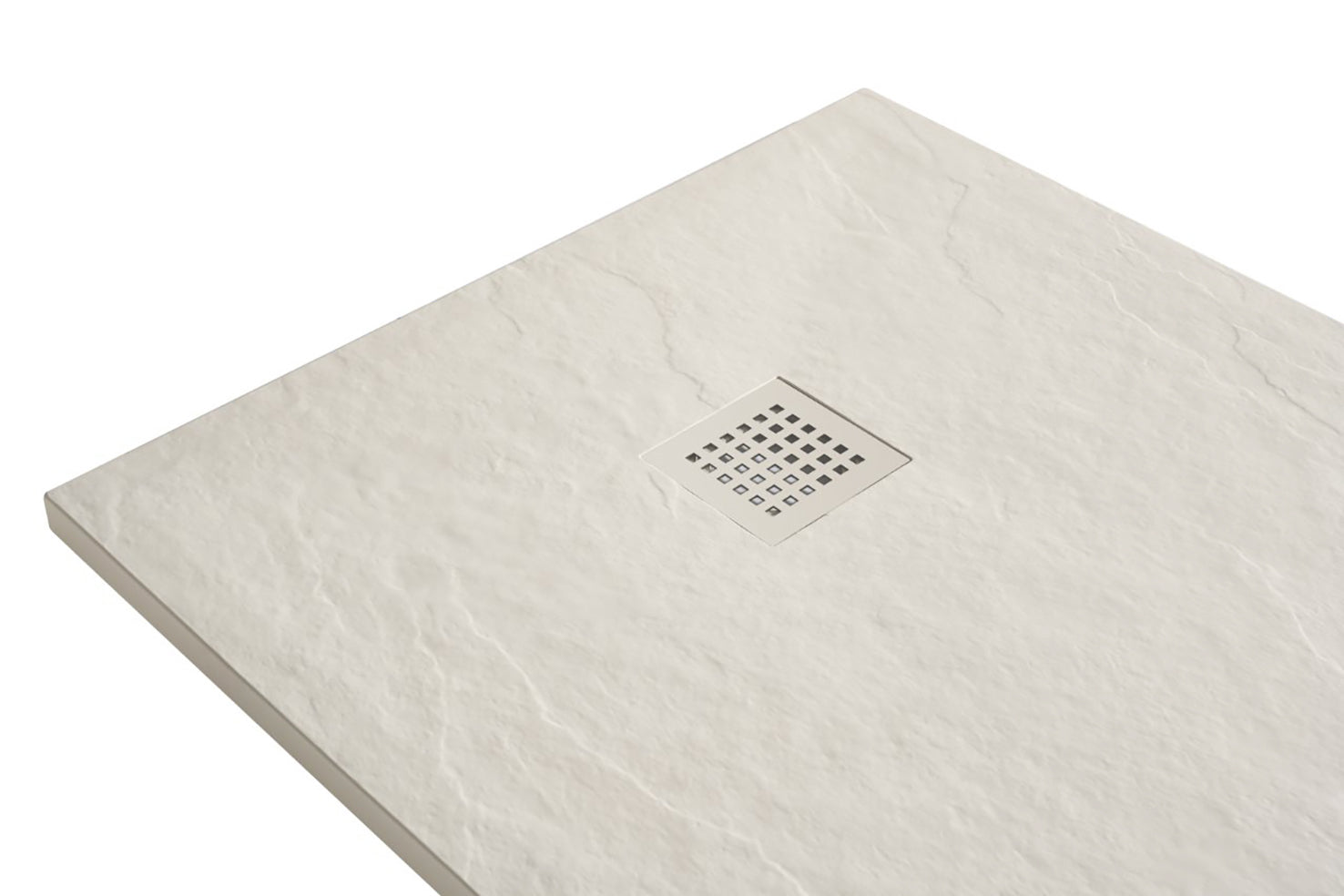 Wiesbaden Stonea douchebak antislip composiet 800x1400x30 mm inkortbaar beige