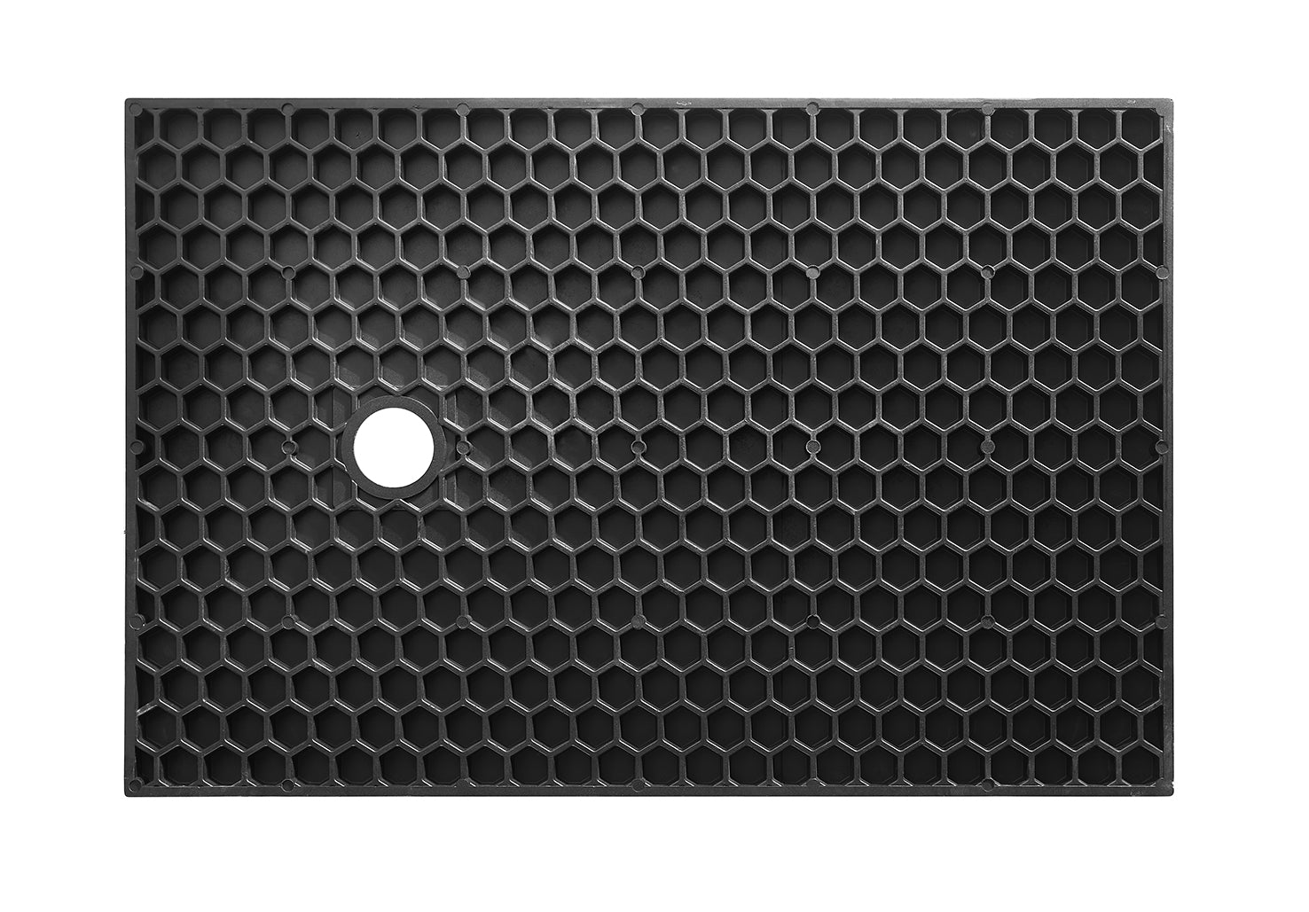 Wiesbaden Stonea douchebak antislip composiet 900x1600x30 mm inkortbaar mat zwart