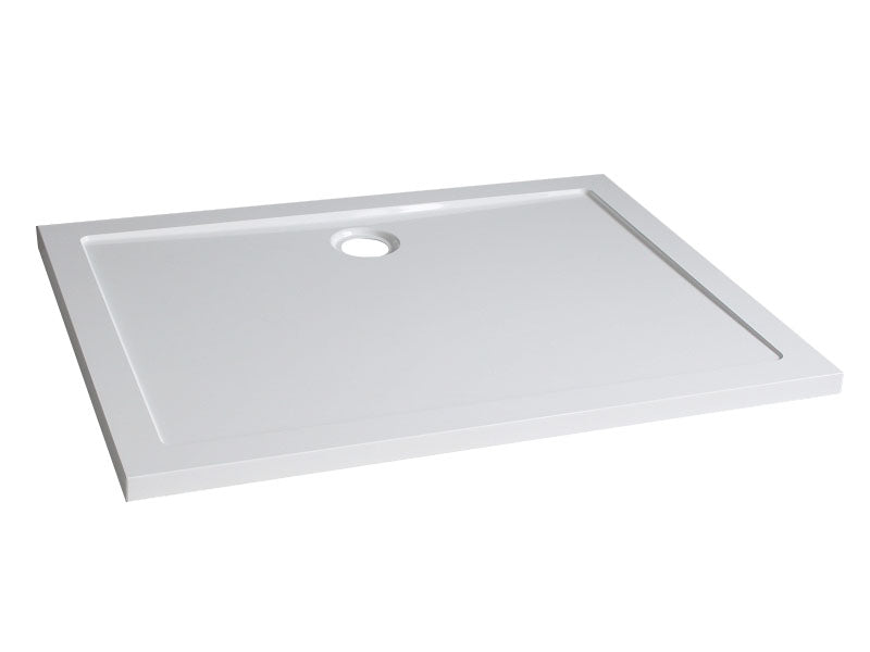 Luxe douchebak SMC rechthoek 120x90x4 cm wit