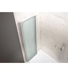 Aqualine Badscherm Wila 900x1400 Mm Chroom Helder Glas afbeelding 2