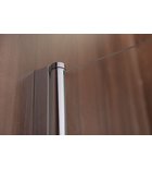 Aqualine Badscherm Vilma 600x1400 Mm Chroom Helder Glas afbeelding 2
