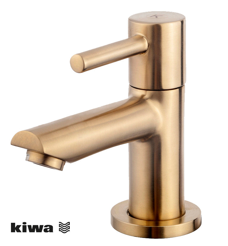 Caral Amador fonteinkraan Kiwa 1/2'' geborsteld messing PVD – Wiesbaden – Geborsteld Messing – Fonteinkraan | Dealplein