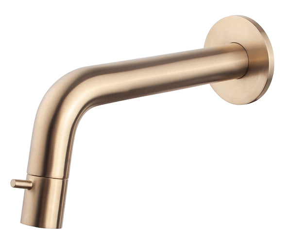 Wiesbaden Caral Sophia fonteinkraan inkortbaar met muurbevestiging 1/2" geborsteld messing PVD