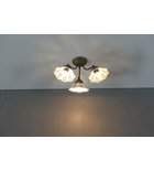 Napoli Keramische Plafondlamp E14 3x40W 42,5x20x42,5 cm Brons