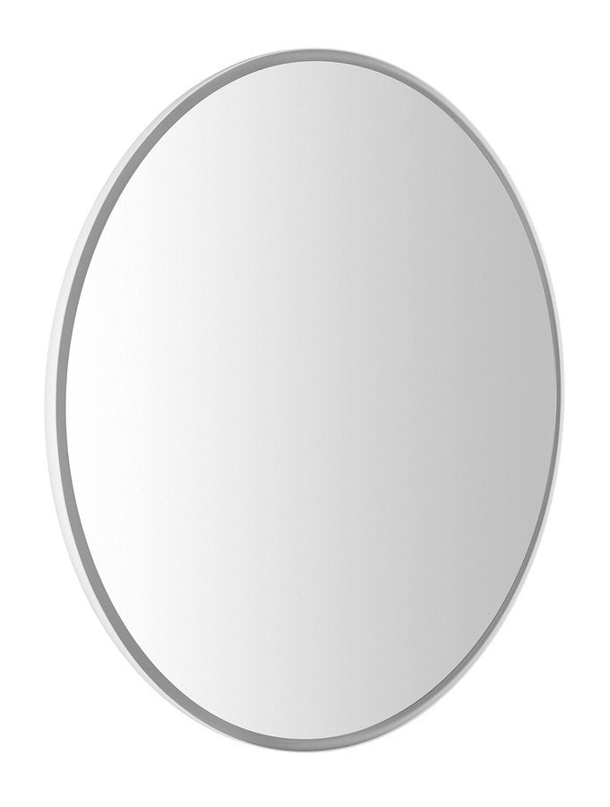 Badkamerspiegel Sapho Float Ø 60 cm Wit — met LED-verlichting