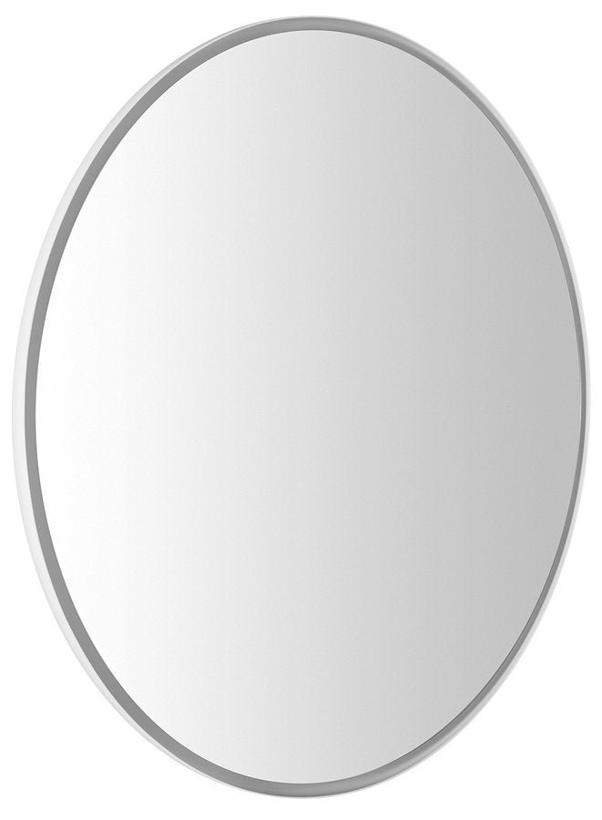Badkamerspiegel Sapho Float Ø 74 cm Wit — met LED-verlichting