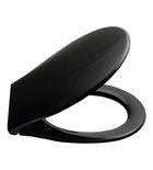 Toiletbril Classic Soft Close Quick Release Zwart/Chroom