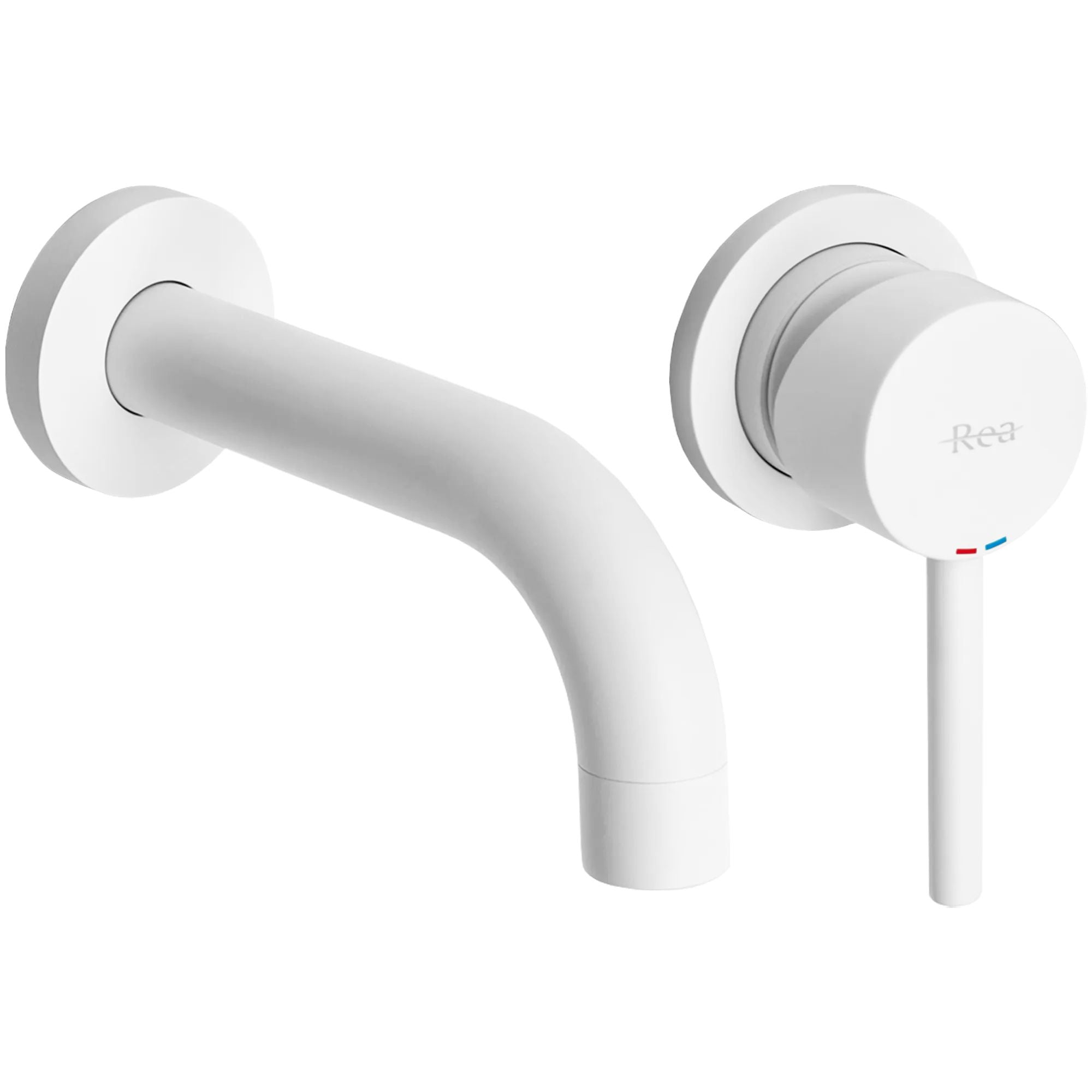 Inbouw wastafelkraan Rea Lungo White + BOX