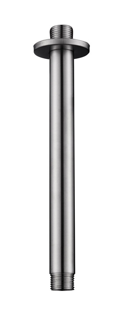 Wiesbaden 304 douchearm met plafondbevestiging rond 20 cm geborsteld RVS