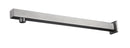 304 douchearm met muurbevestiging vierkant 40 cm geborsteld RVS