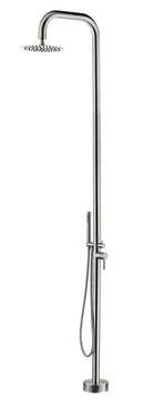 Sole buitendouche met handdouche RVS