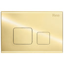 Een frame voor een set inbouw toiletpotten met een F Light Gold knop - View 3