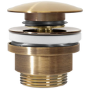 Wastafelplug universeel klik-klak Rea Brushed GOLD Antique