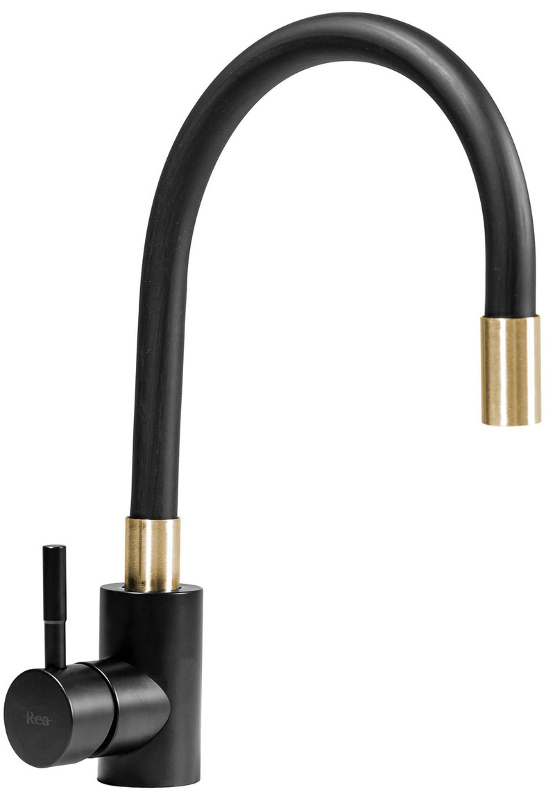 Keukenkraan Rea Clever Black/Gold