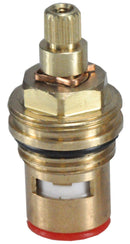 Keramische spindel 1/2 links sluitend rood