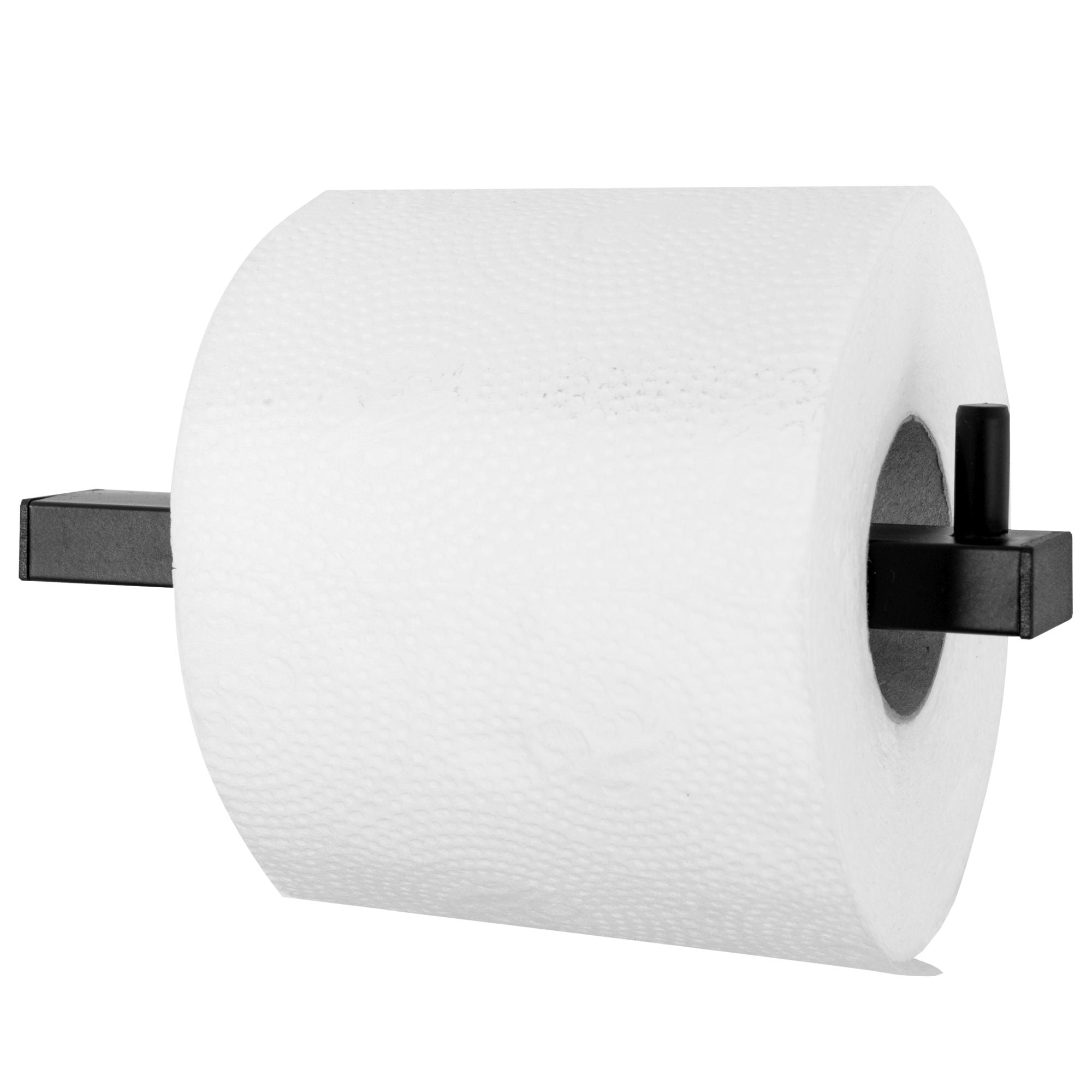 Zwarte mat 392599 Toiletpapierhouder