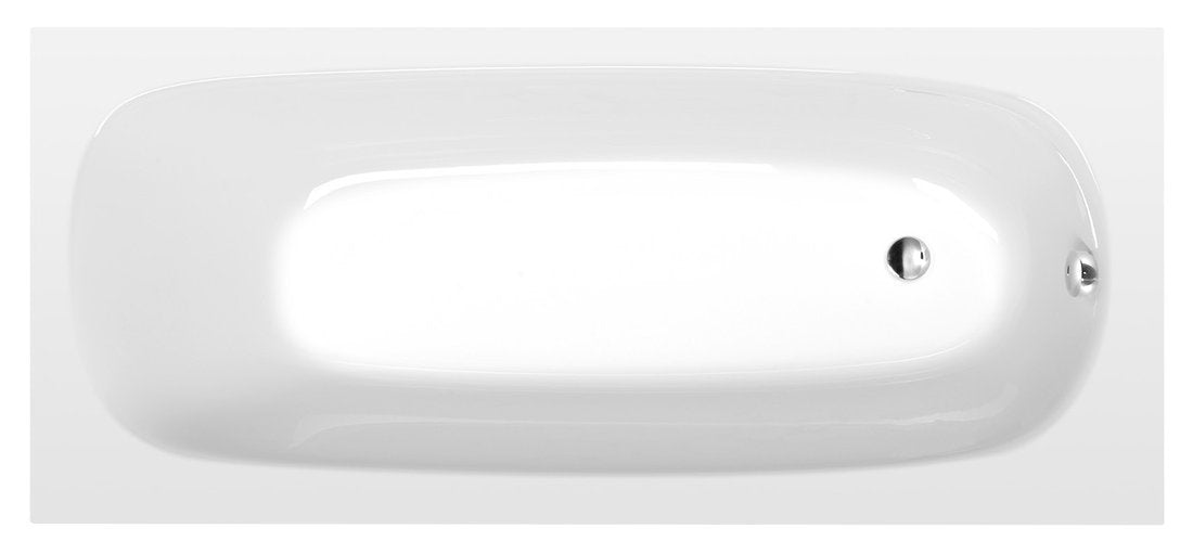 Polysan Ebro Rechthoekig Ligbad 170x75 cm Wit afbeelding 1