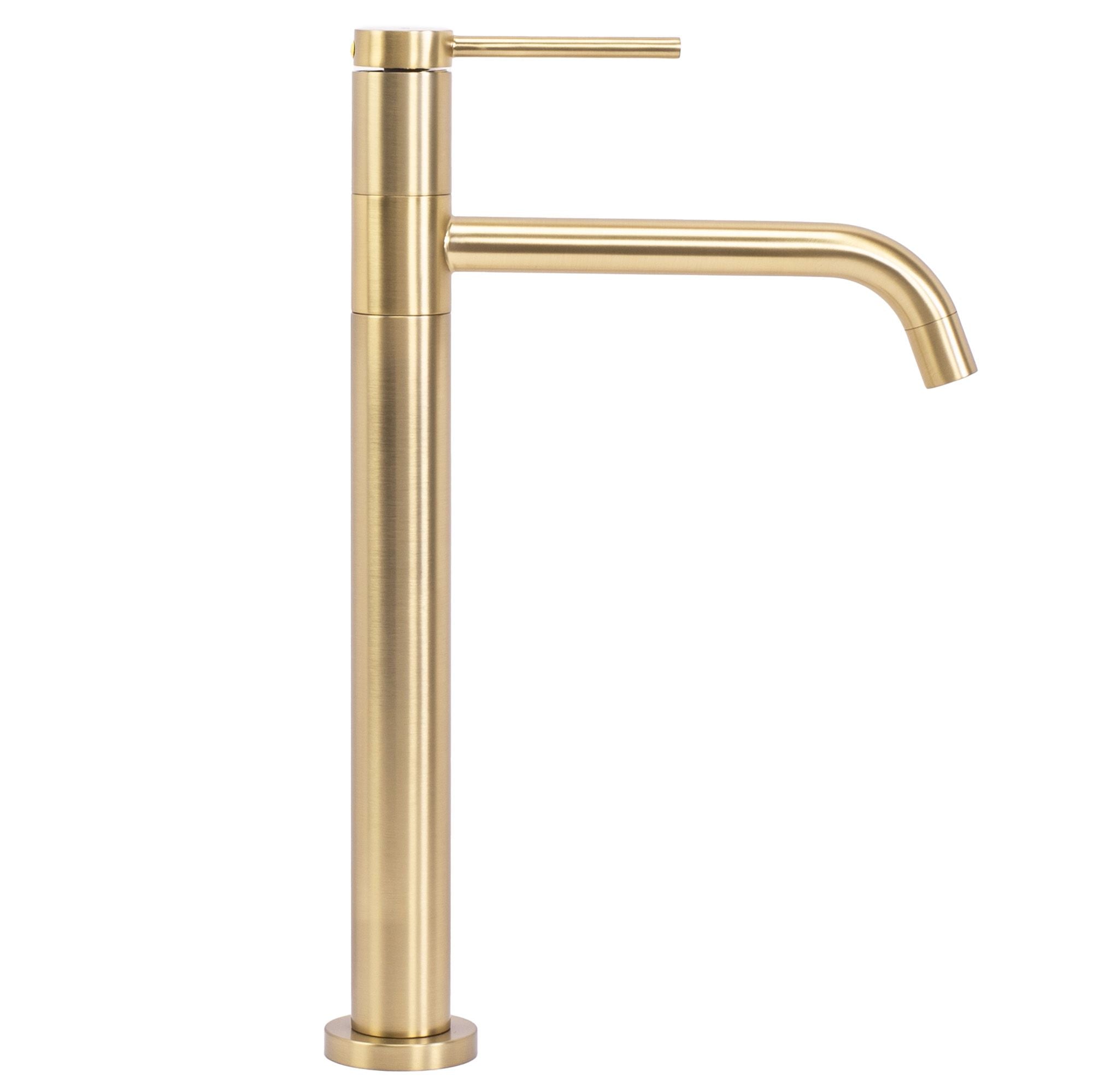 Wastafelkraan Rea Lugano Gold Brush High
