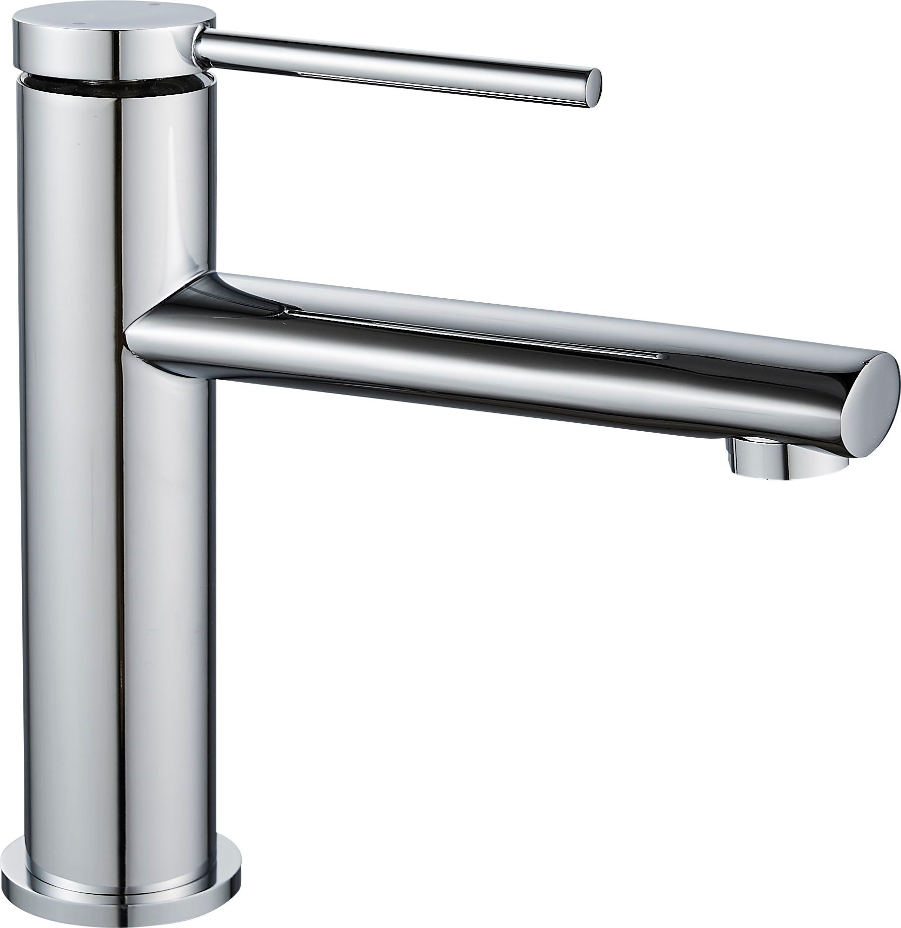 Wastafelkraan Rea Oval Chrom Low