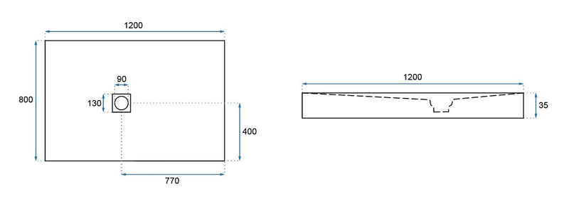 Douchebak Rea Rock Grey 80x120 - View 7