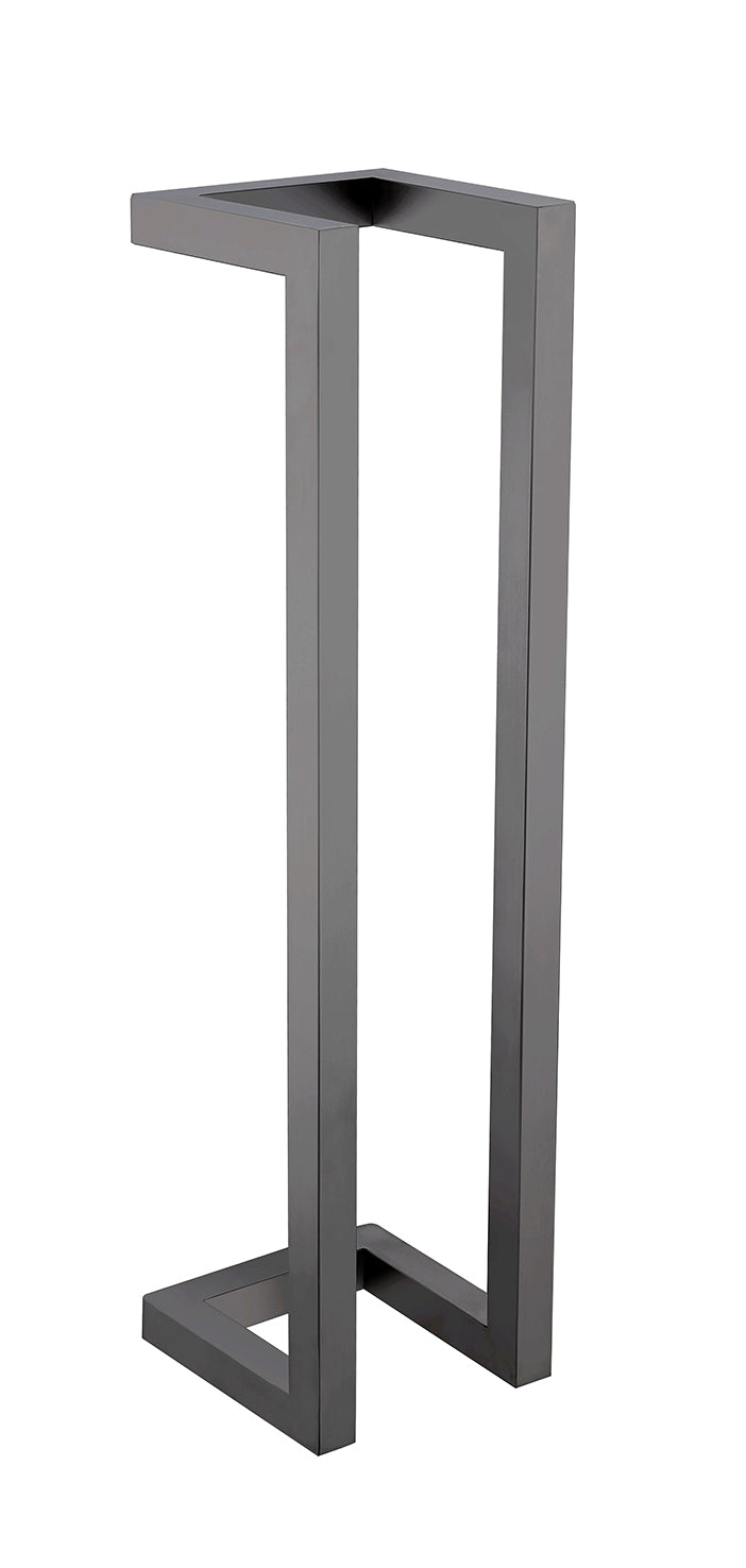 Wiesbaden Loft handdoekrek 50 x 12.5 x 12.5 cm gunmetal PVD
