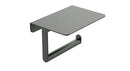 Alonzo toiletrolhouder met planchet gunmetal PVD