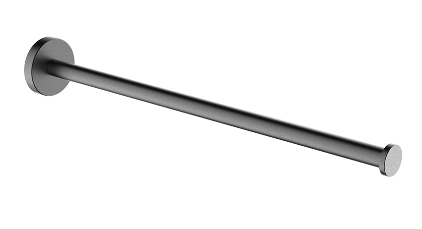 Wiesbaden Alonzo handdoekrek 1-armig gunmetal PVD